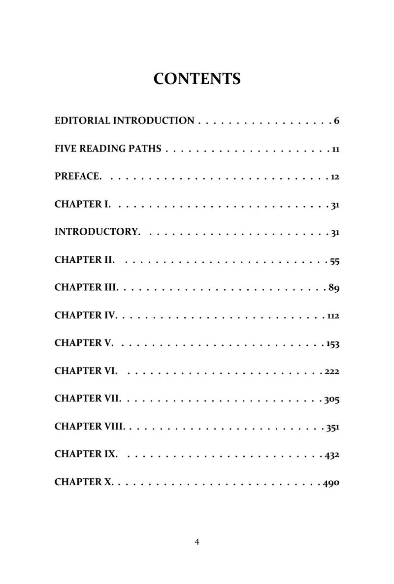 Page 4 of The Mystery of the Ages: Contents