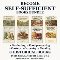 Cover of Self-Reliance Library — 8 Historical Books PDF Bundle