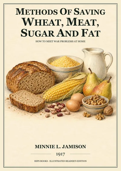 Modern HIPS reader’s edition cover accompanying Cooking with Less in 1917: Jamison’s WWI Home-Front Cookbook