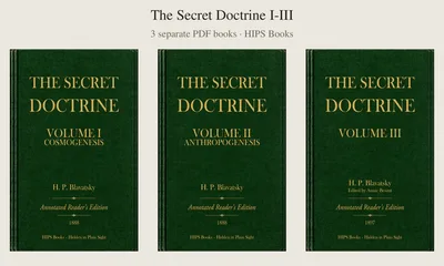 Modern HIPS reader’s edition cover accompanying The Secret Doctrine Explained: A Guide to Its Volumes